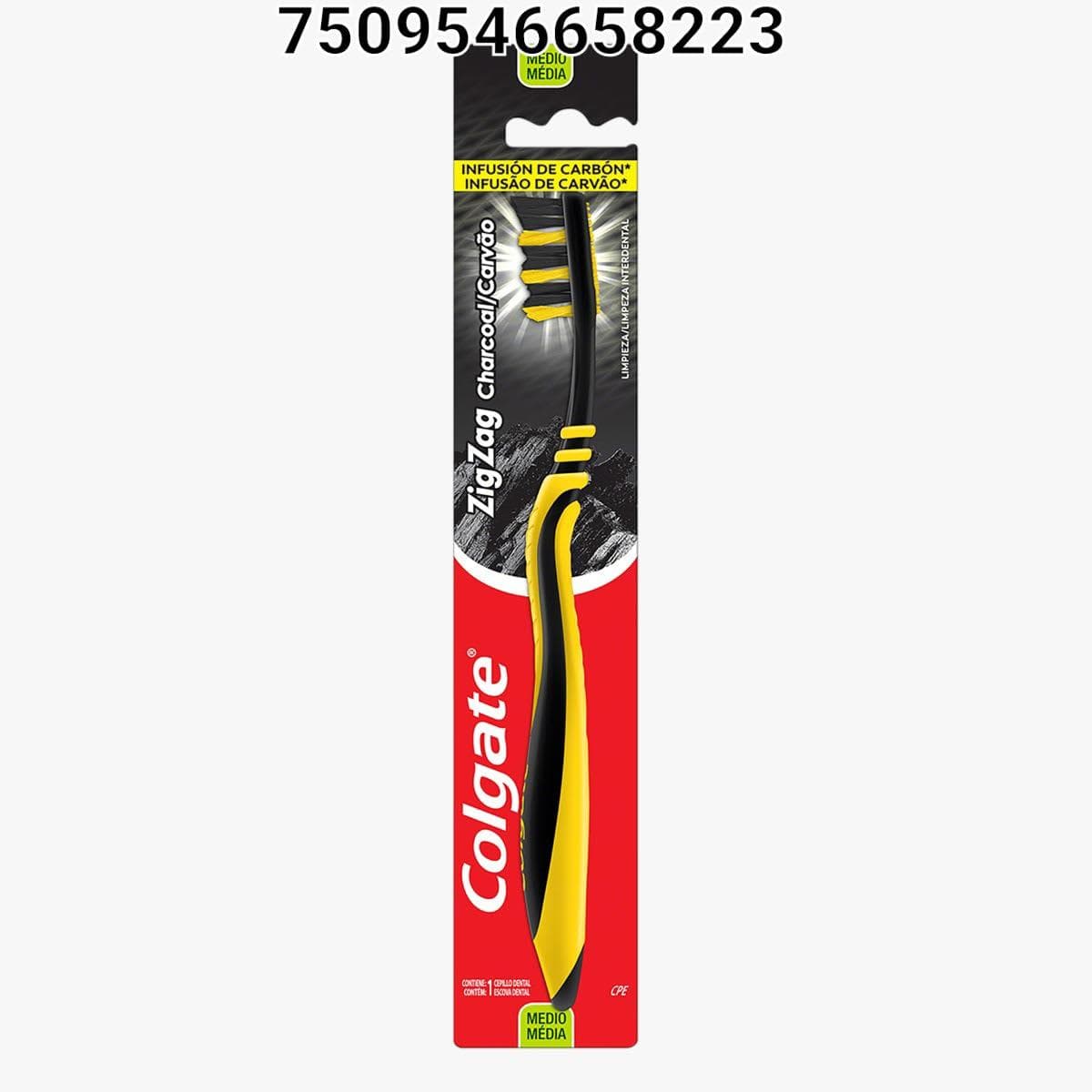ESCOVA DENTAL COLGATE ZIG ZAG CARVAO ATIVA