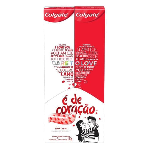 CR DENT COLGATE  E DE CORACAO C/2