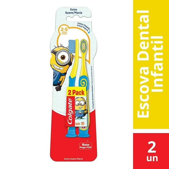 ESC DENT COLGALTE SMILES MINIONS 2PK