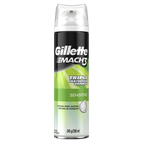 ESP BARB GILLETTE MACH3 SENS 250ML