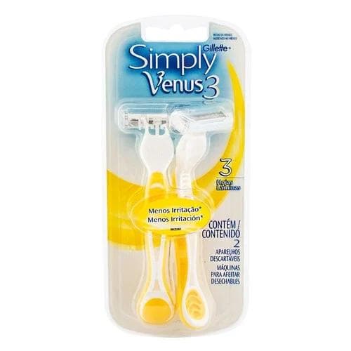AP BARB FEM VENUS 3 AMARELO SIMPLY C/2