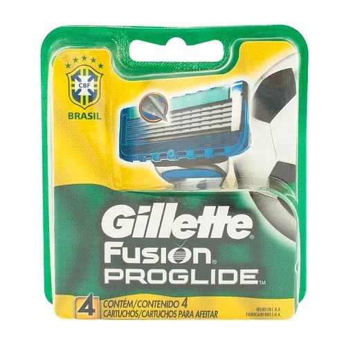 CARGA GILLETTE FUSIO PROGLIDE REG.C/4