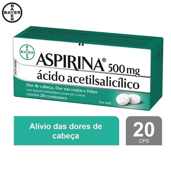 ASPIRINA 500MG 20COMP