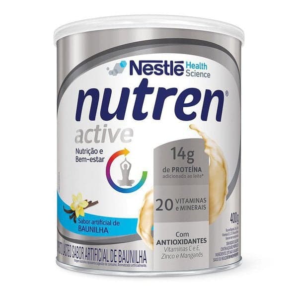 NUTREN ACTIVE PO BAUNILHA 400G