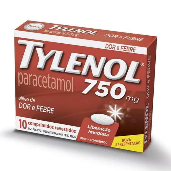 TYLENOL 750MG 10CPR