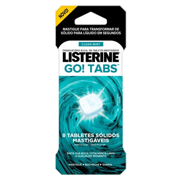 LISTERINE GO TABS C/8 TABS