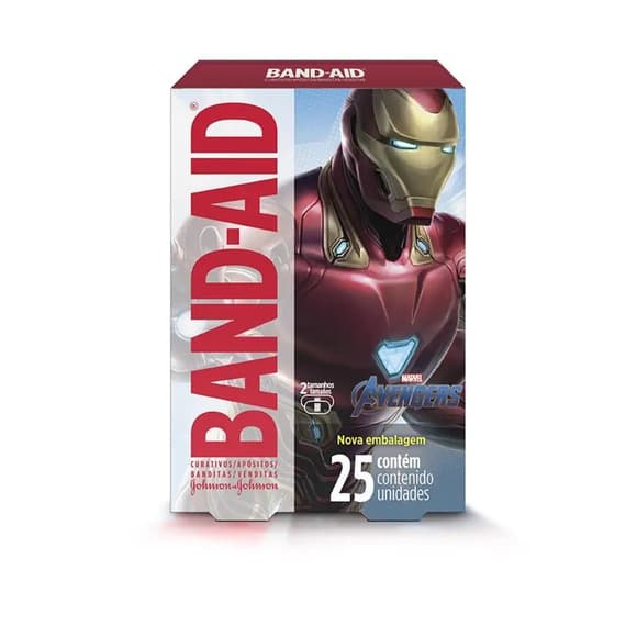 CURATIVO BAND-AID C/25 LIGA DA JUSTICA