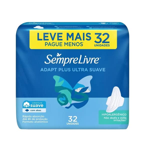 ABS SEMPRE LIVRE ADAPT PLUS C/AB C/32