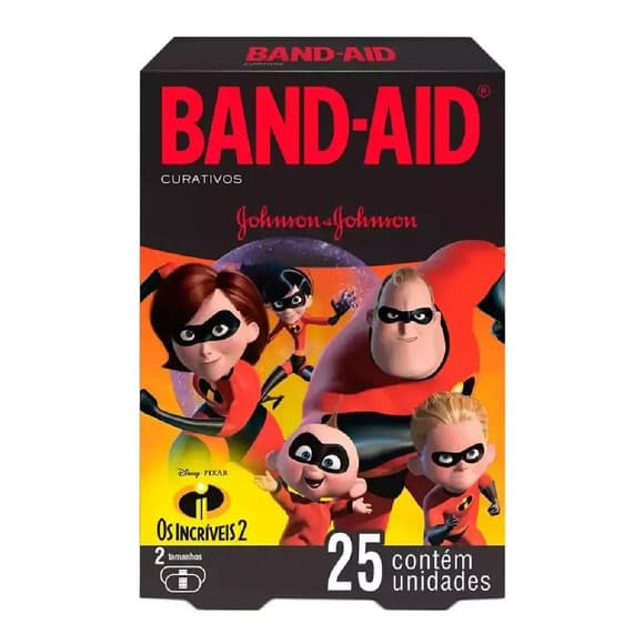 CURATIVO BAND-AID PERSONAGENS C/25