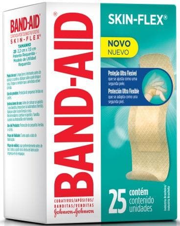 CURAT BAND-AID SKIN FLEX C/25
