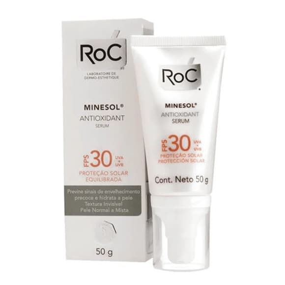 ROC MINESOL ANTIOXID SERUM FPS30  50G UVA
