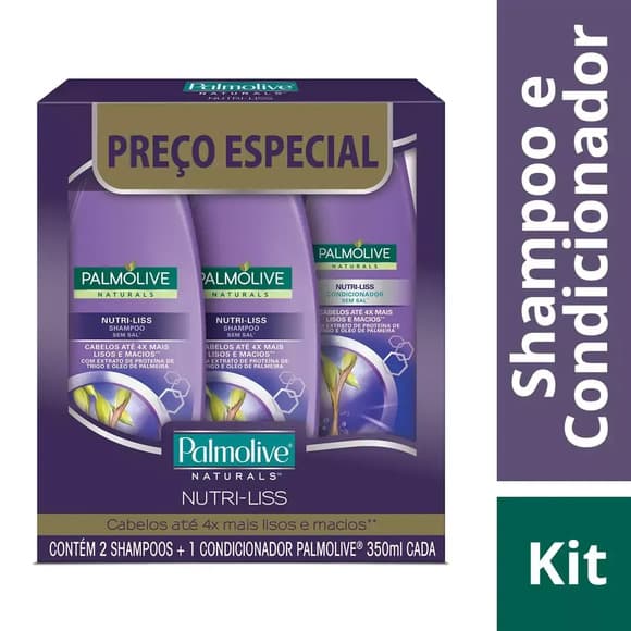 KIT SH+CONDPALMOLIVE NUTRI LISS
