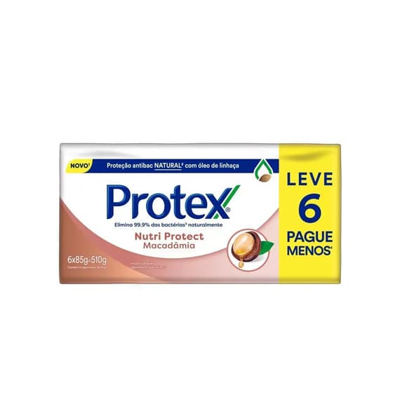 SAB PROTEX BARRA  MACADAMIA  C/6 85G