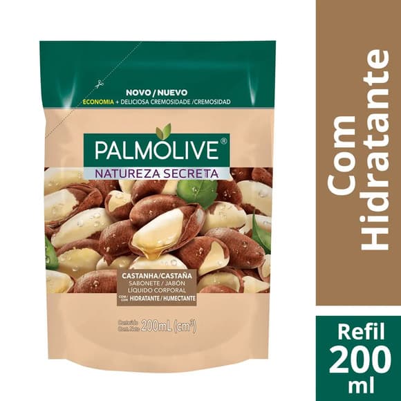 SAB LIQ  PALMOLIVE CASTANHA REFIL 200ML