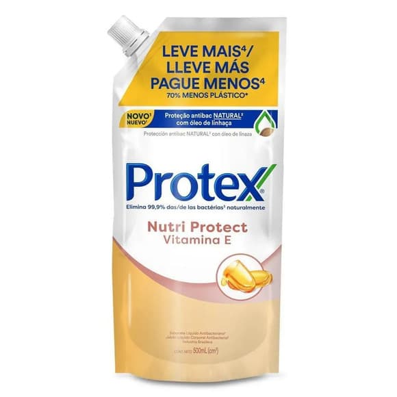 SAB PROTEX  LIQ VITA  E REFIL 500 ML