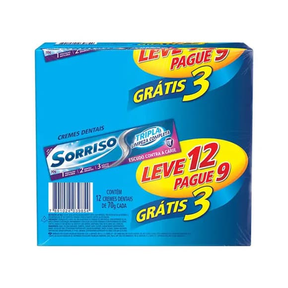 CR DENT SORRISO TRIPLA LIMPEZA 70G