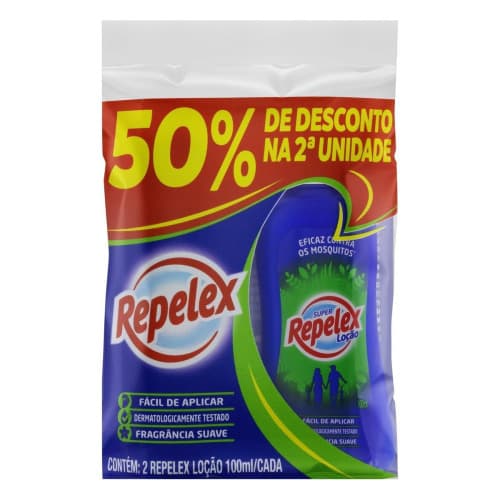 REPELEX  LOCAO 100ML 50  2UN