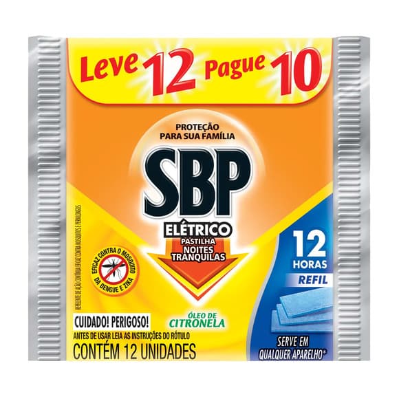 INSET SBP REFIL ELETRICO 12H