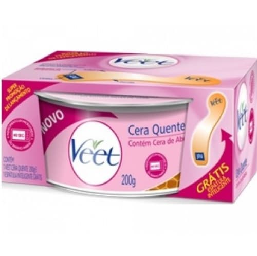 DEPIL VEET CERA QUENTE+ ESPAT 200G