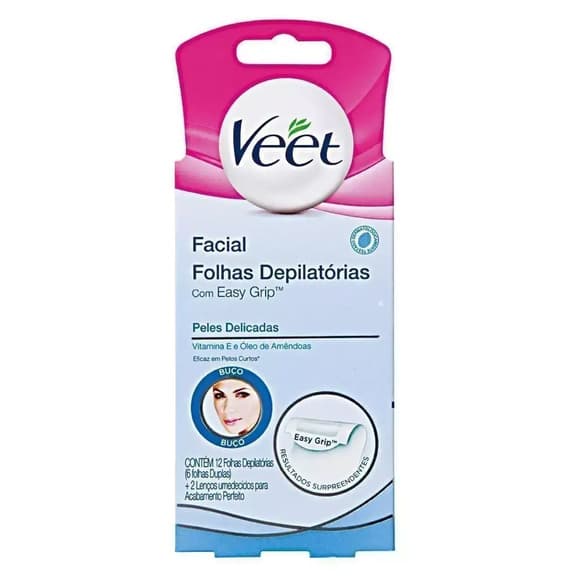DEPIL VEET FACIAL PELE DELICADA C/12