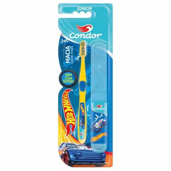 ESC DENT INF HOT WHEELS C/ PROTETOR