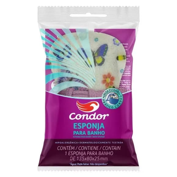 ESPONJA CONDOR  DECORADA C CORDAO