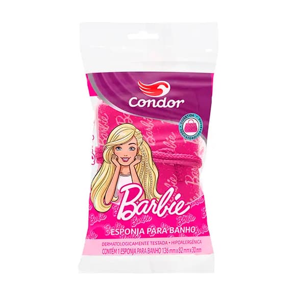 ESPONJA BANHO BARBIE
