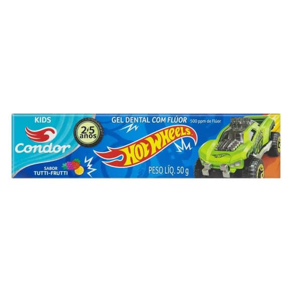 GEL  DENTAL HO WHEEL 2 A 5 ANOS 50G