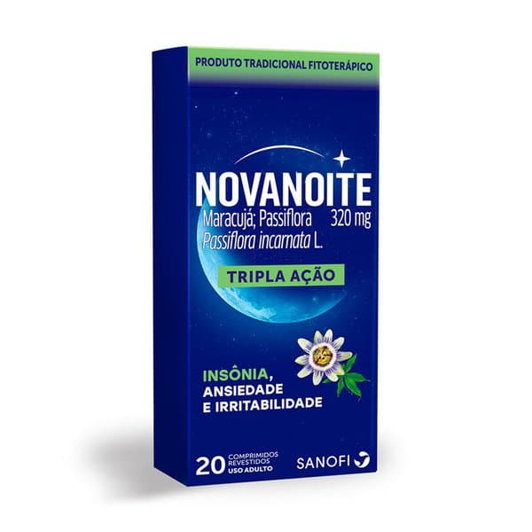 NOVANOITE PASSIFLORA 320MG 20C REV PVDC