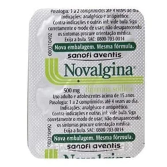 NOVALGINA 500MG 25BL 4CPR