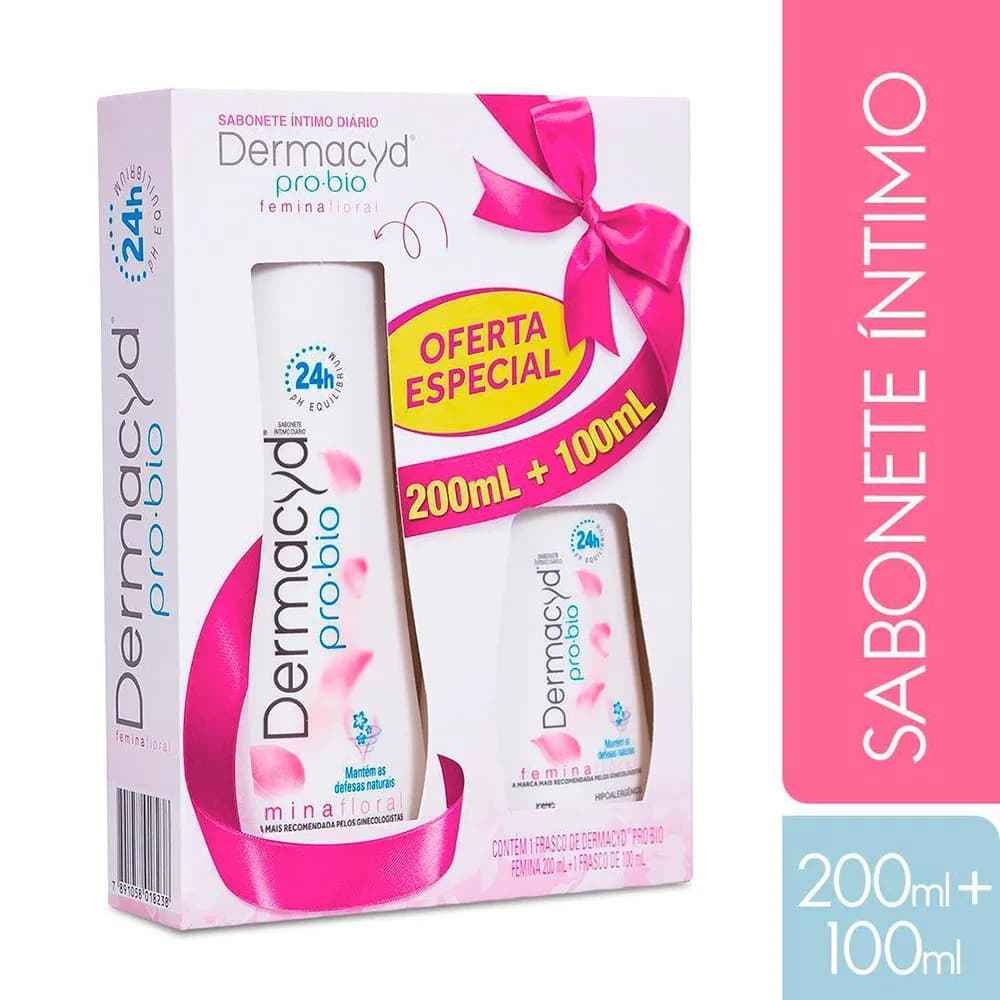 DERMACYD FEMINA 200ML+100ML GRATIS