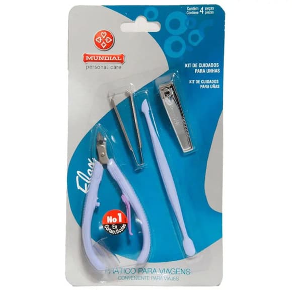 CONJ MANICURE FLEX C/4 PECAS RF.154-FL