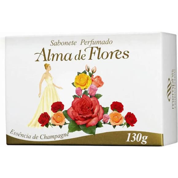 SAB ALMAS DE FLORES FLORES BRANCAS 130G
