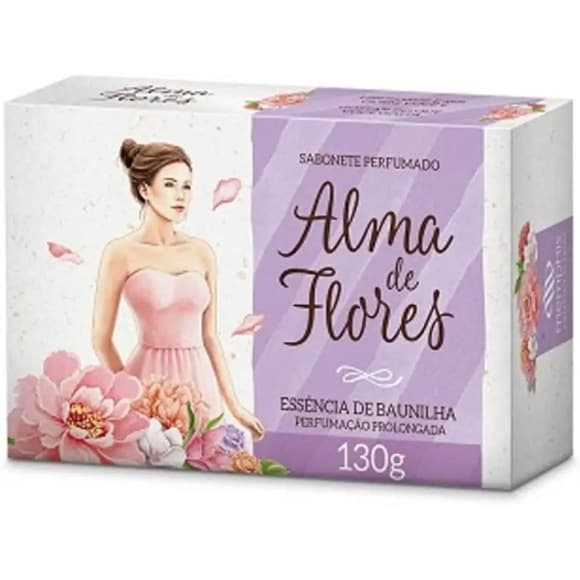 SAB ALMA DE FLORES BAUNILHA 130G