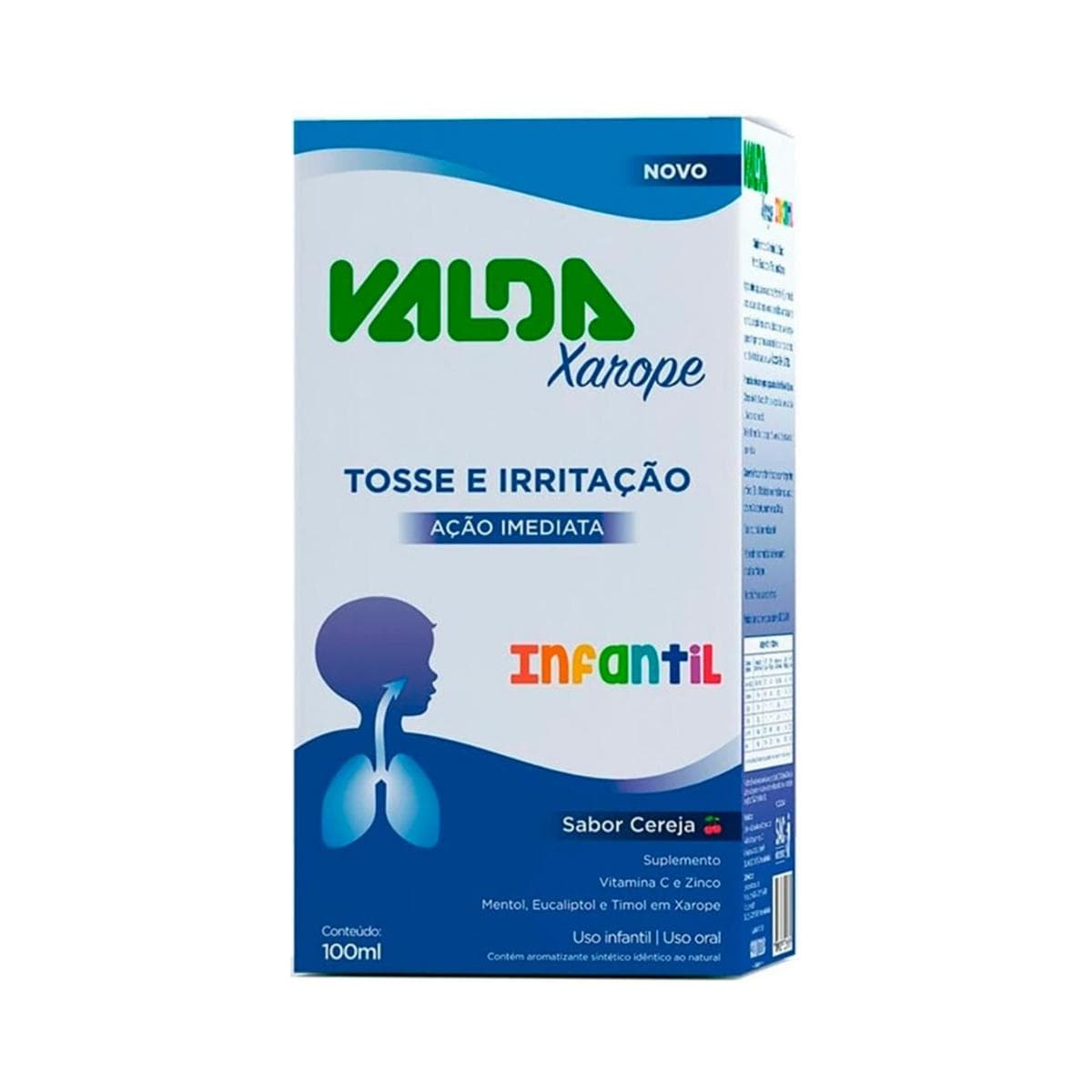 VALDA XPE S/ACUCAR INFANTIL 100ML