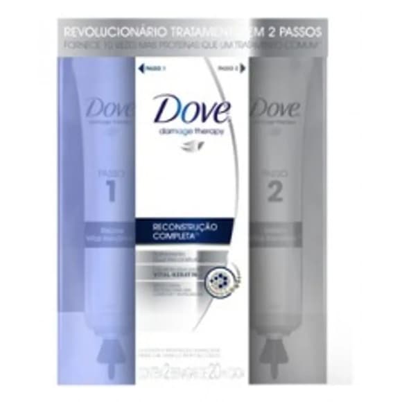 CR TRAT DOVE DUAL REC COMPLETA 2X20ML