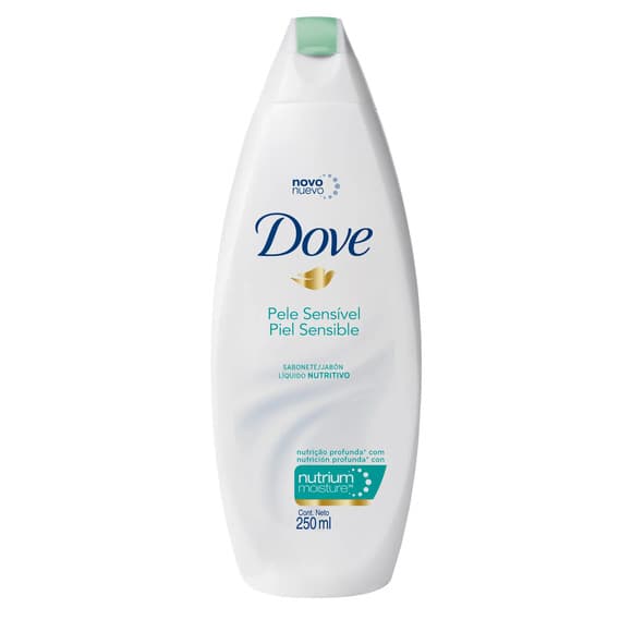 SAB LIQ DOVE PELE SENSIVEL 250ML