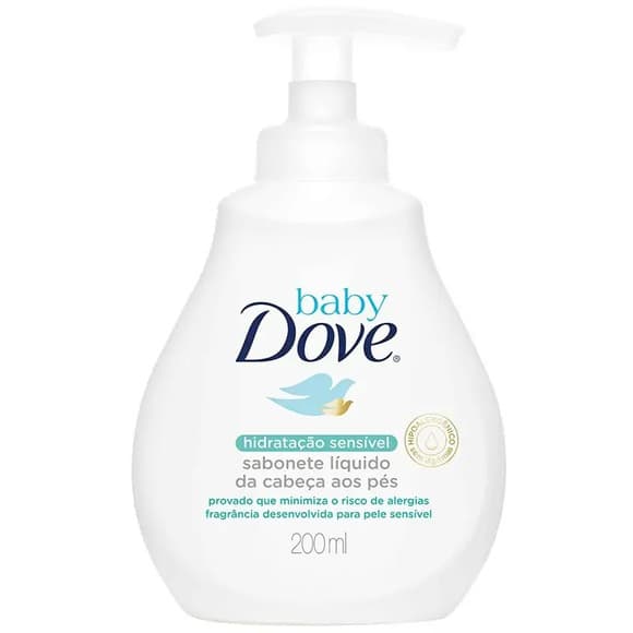 SAB LIQ DOVE BABY HID SENSIVEL 200ML