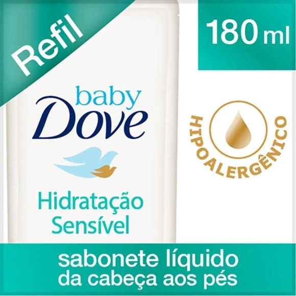 SAB DOVE BABY HIDR S EN REF 180ML