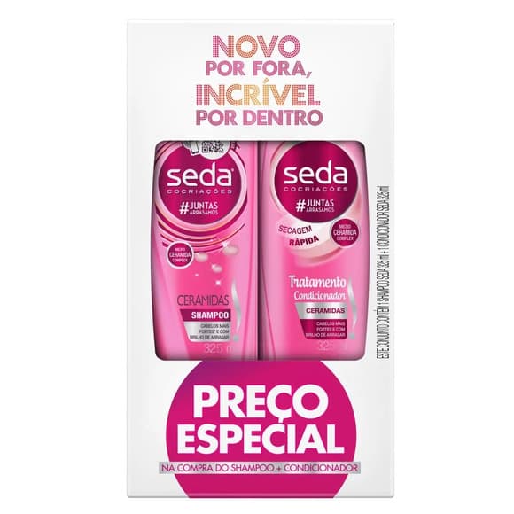 KIT SEDA SH+COND CERAMIDAS 325ML