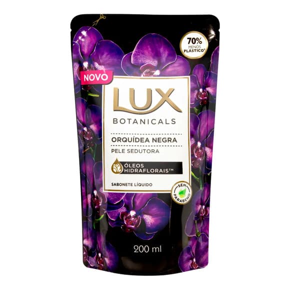SAB LIQ  LUX  ORQUIDEA NEGRA 200ML