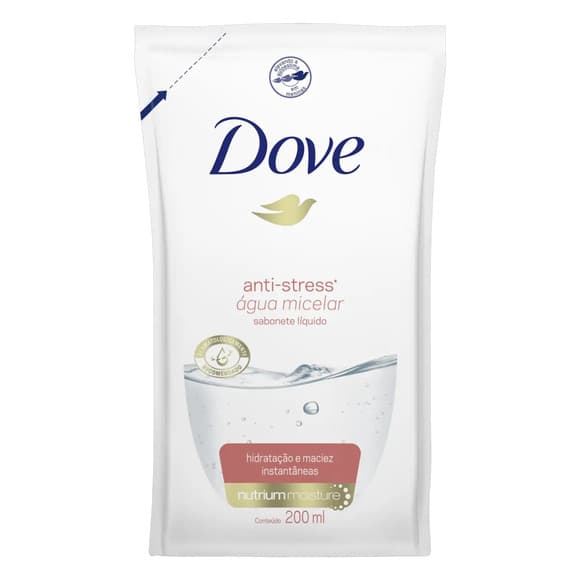 SAB LIQ DOVE ANTI STRESS 200 ML REFIL