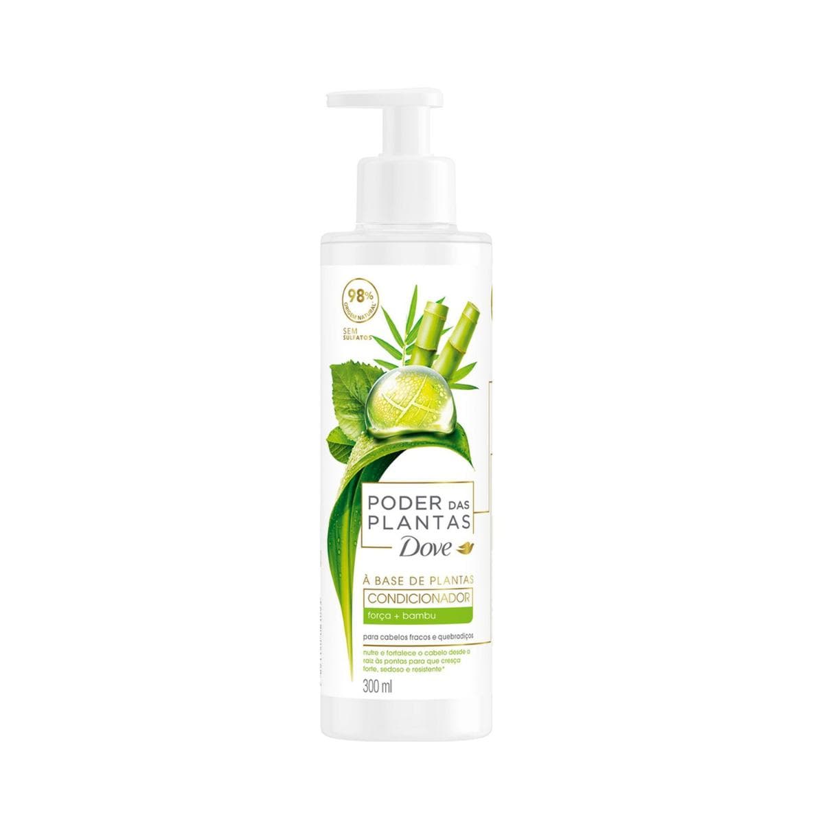 COND DOVE FORCA+BAMB OO PUMP300ML