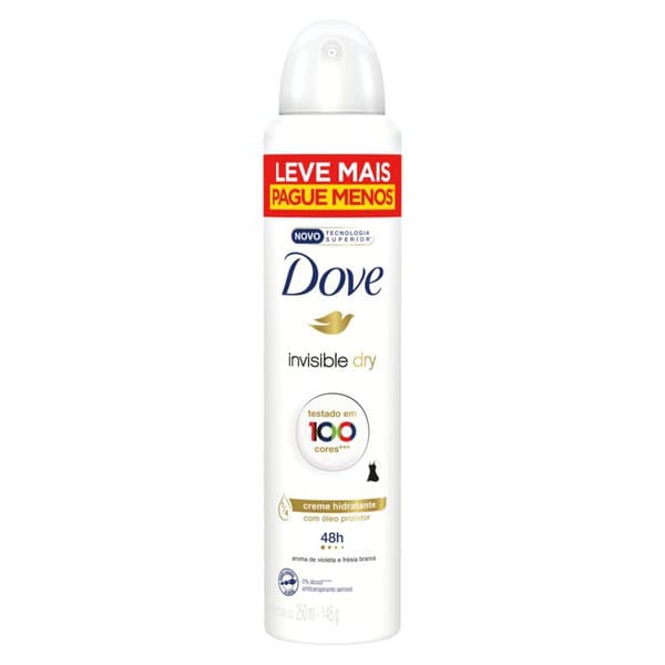 DES DOVE AERO WOMEN INVIS DRY250ML