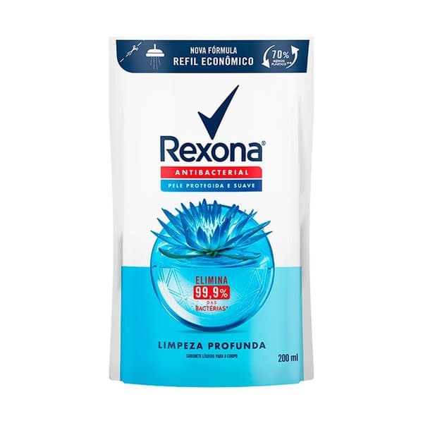 SABONETE REXONA REFIL 200ML LIMPEZA PROFUN