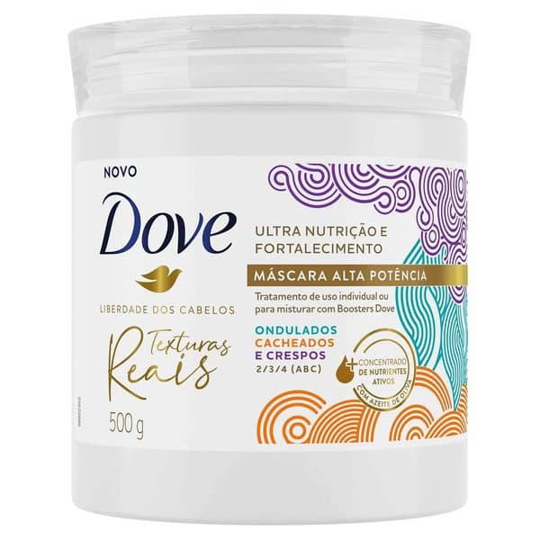 MASC TRAT DOVE TEXTURAS REAIS 500GR