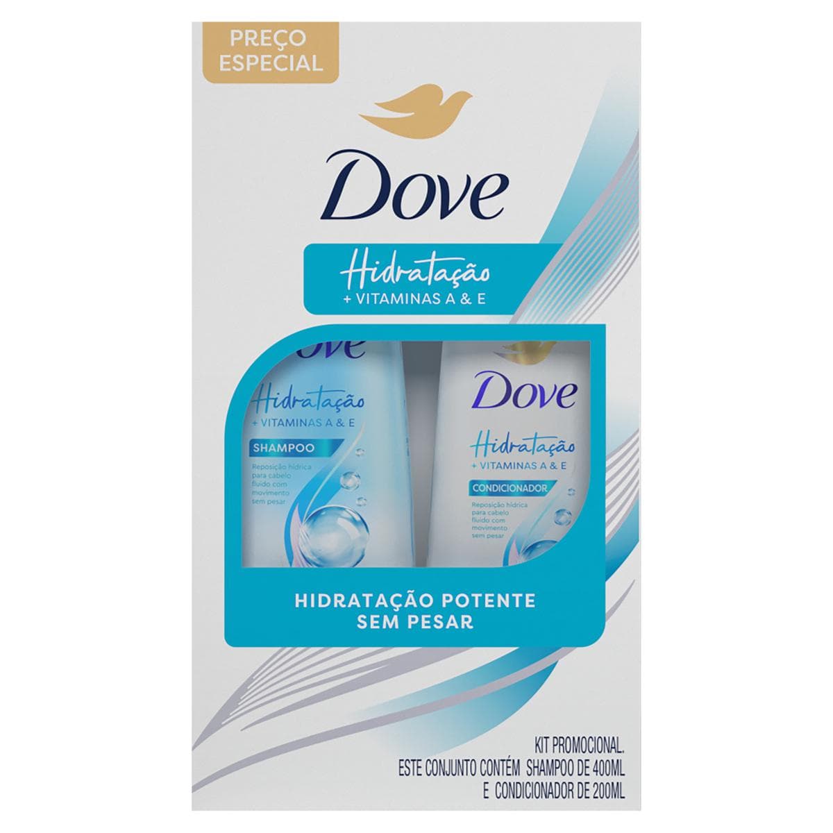 KIT SH+COND DOVE HIDRAT+VIT
