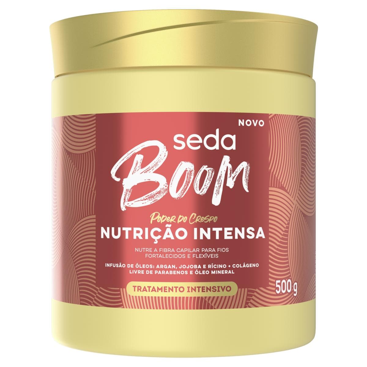 MASC TRAT SEDA BOOM  500G NUTRICAO INTENS