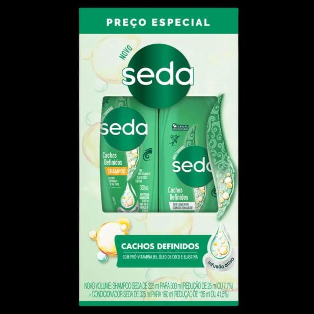 KIT SEDA SH+COND 300+190ML CACHOS DEFINIDOS