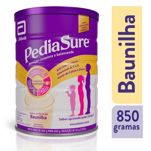 PEDIASURE 850G BAUNILHA